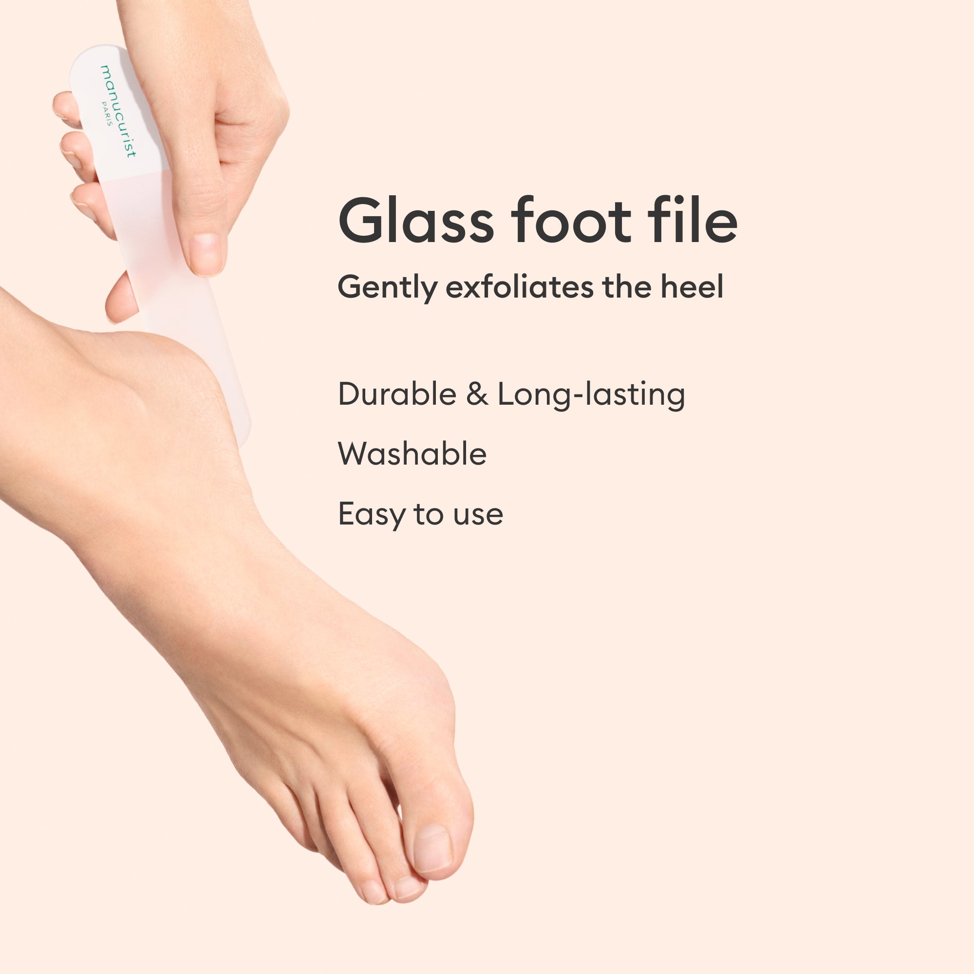 Manucurist Lime Pieds en Verre lime pédicure réutilisable