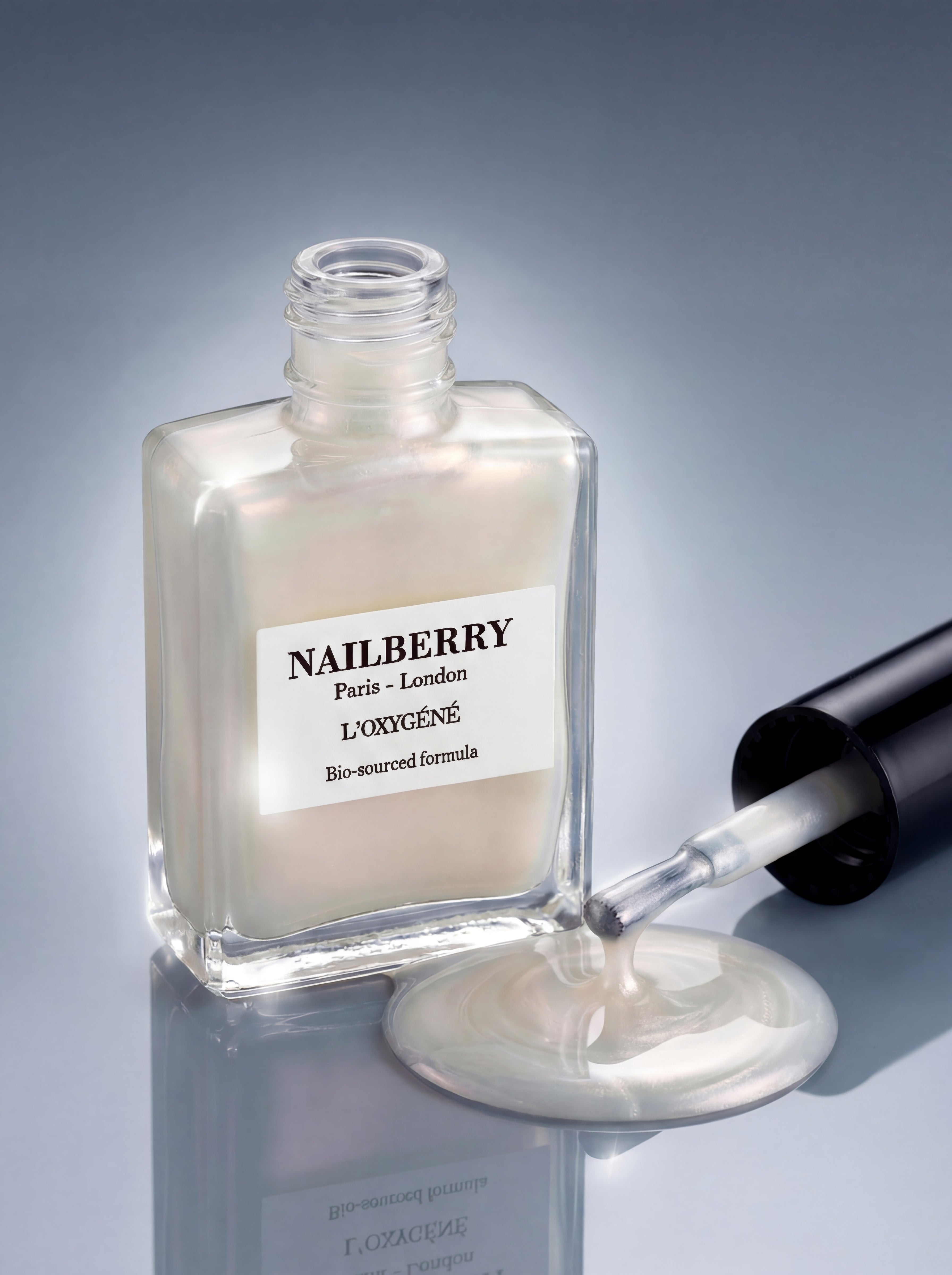 Nailberry L'oxygéné Inner Glow vernis 14ml blanc nacré