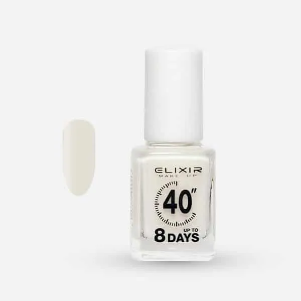 Élixir 40 Fast Dry vernis à ongles 004 milky white séchage 40s