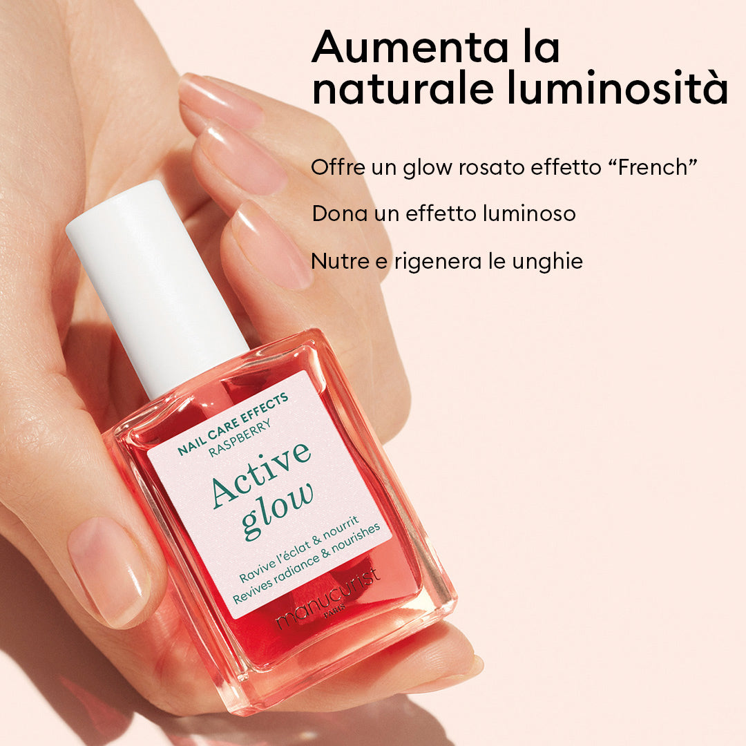 Manucurist French Manucure Glow kit vernis glow sans top coat