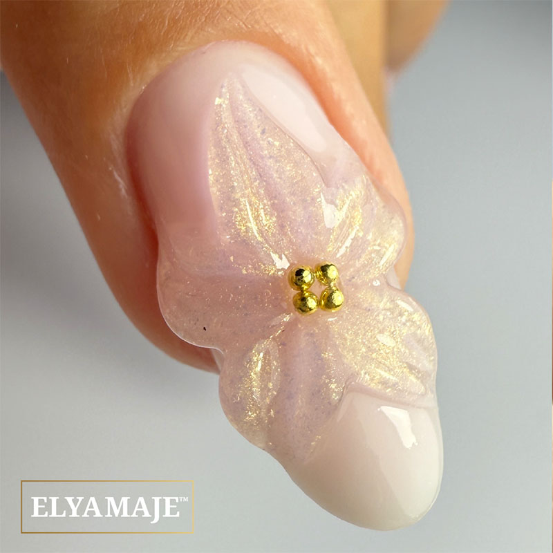 Elyamaje Déco Pen pinceau nail art double silicone 3D