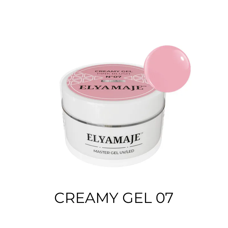 Elyamaje Creamy Gel Pink Blush n°7 gel nude