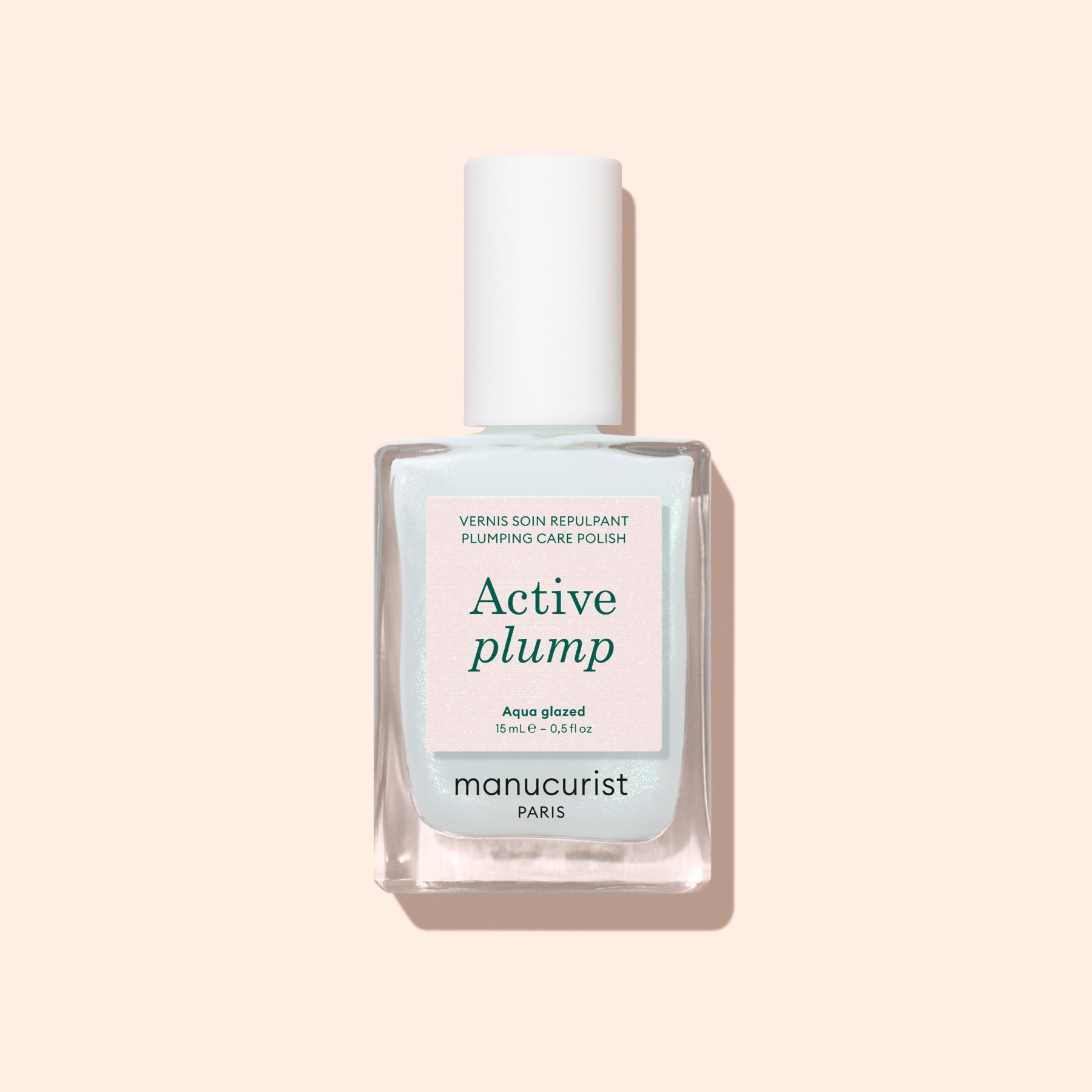 Manucurist Active Plump Aqua Glazed vernis soin collagène