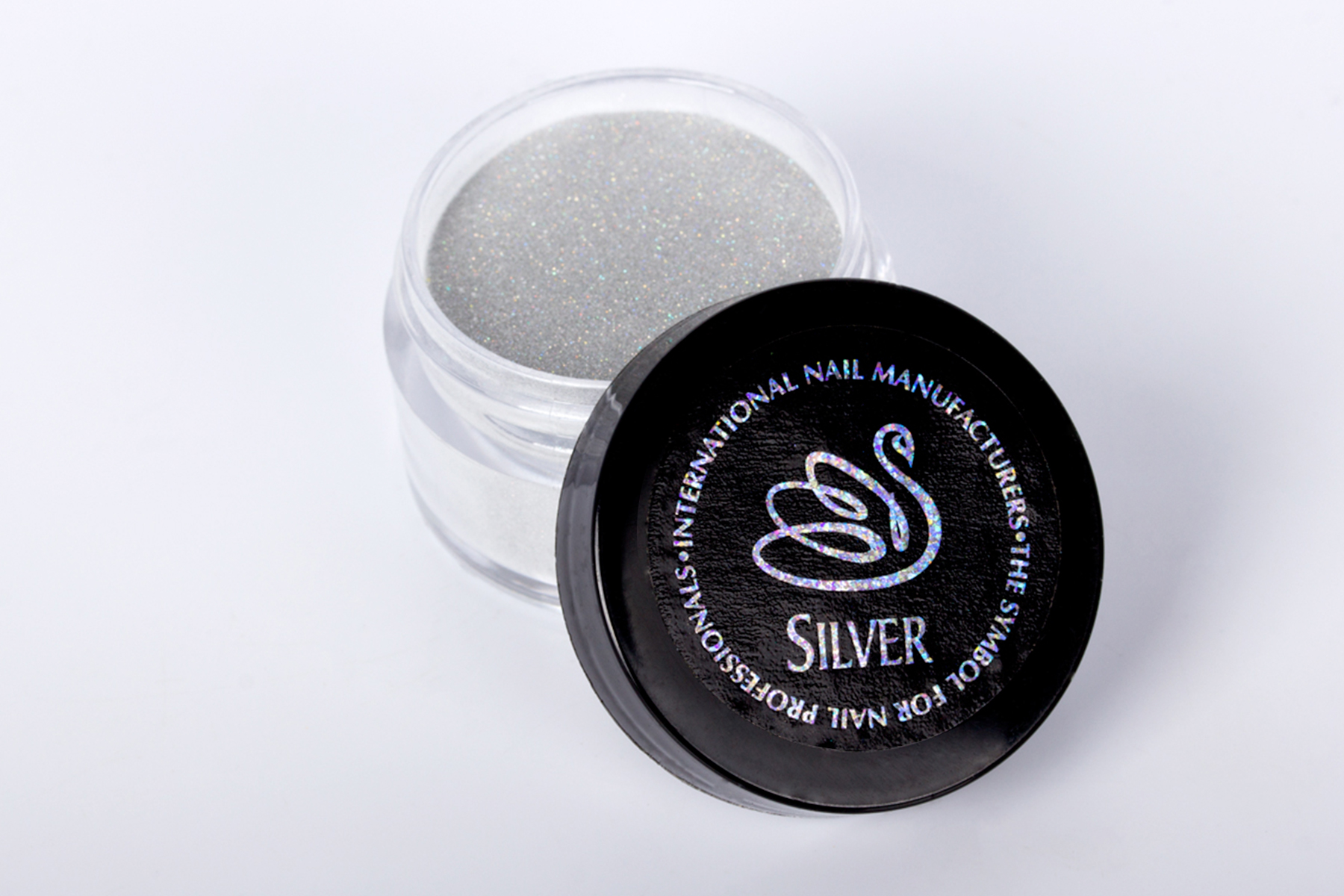 INM Silver poudre acrylique argentée 0.5 oz