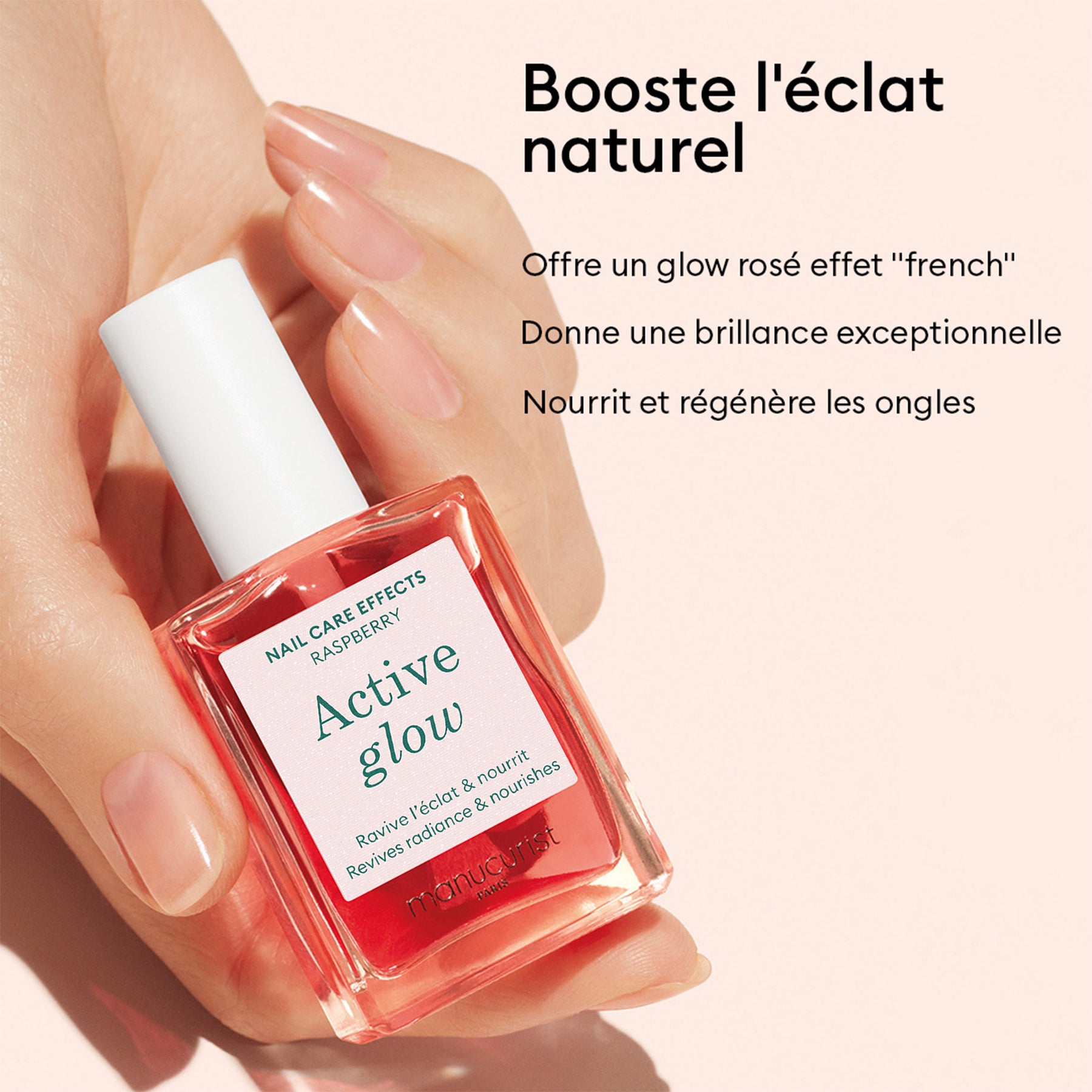 Manucurist French Manucure Glow kit vernis glow sans top coat