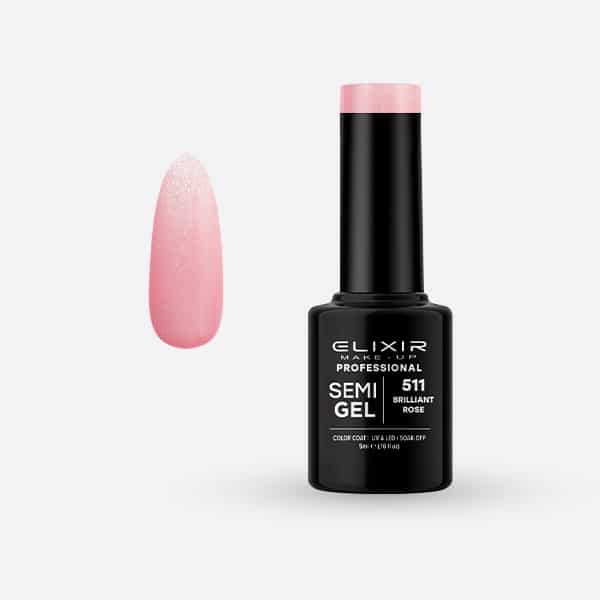 Élixir Semi Gel vernis semi-permanent 5ml #511 rose