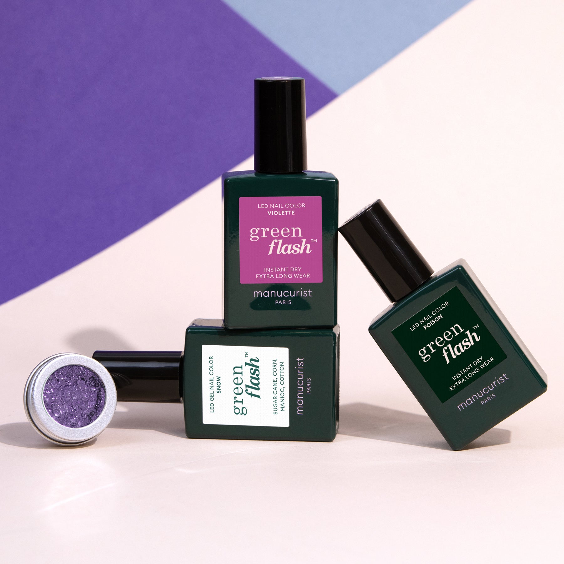 Manucurist Witchy Coffret vernis trio Halloween paillettes