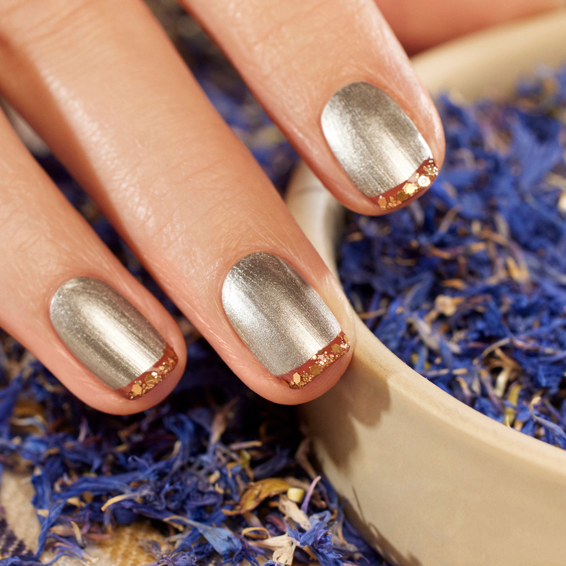Manucurist Copper paillettes ongles biodégradables cuivrées