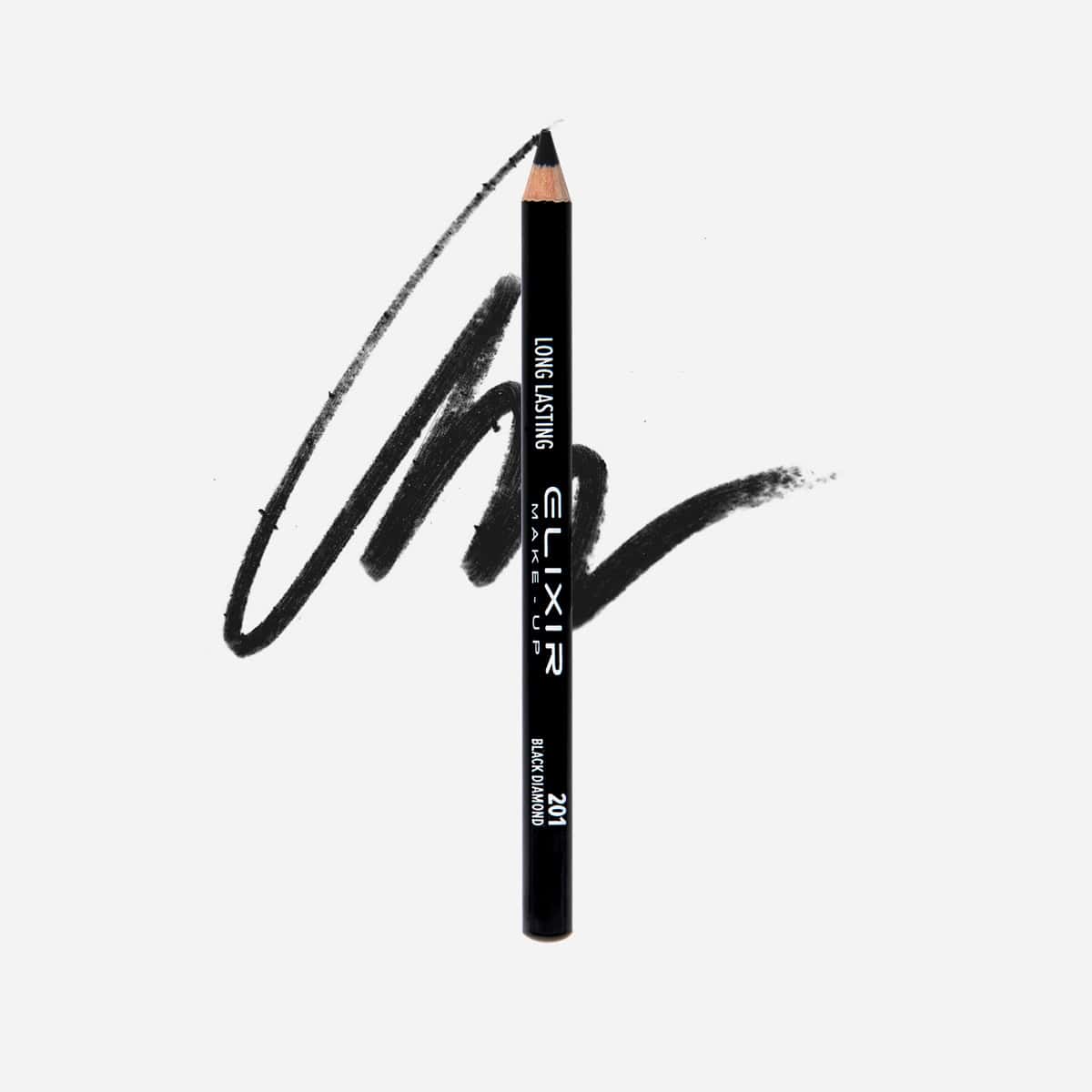 Élixir #201 crayon yeux waterproof bois noir diamant