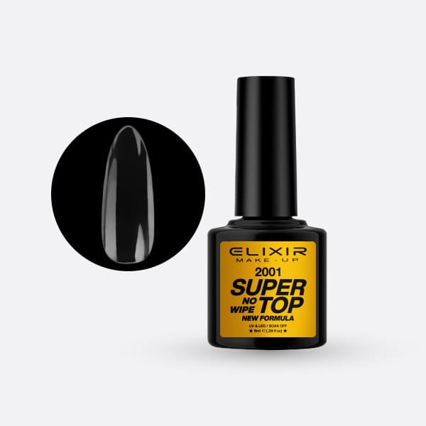 Élixir Super 2001 top coat semi-permanent No Wipe 8ml