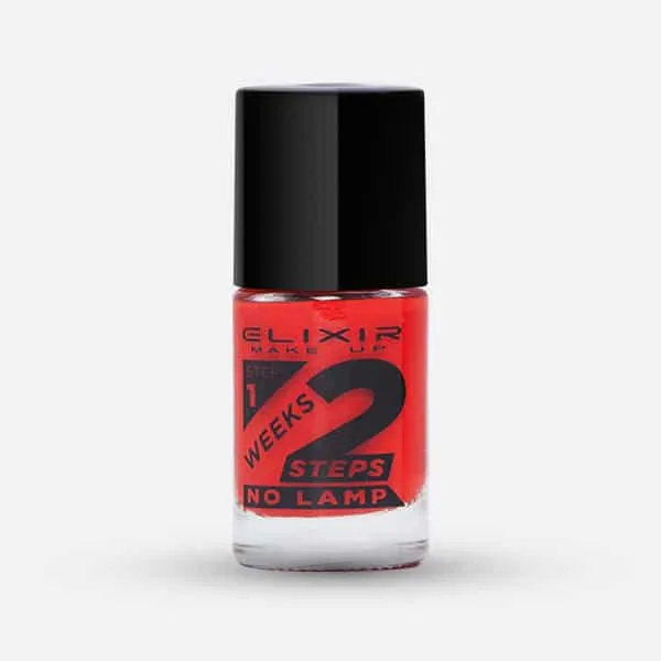 Élixir 2 Weeks 734 Vernis Effet Gel Rouge Pomme Sans Lampe