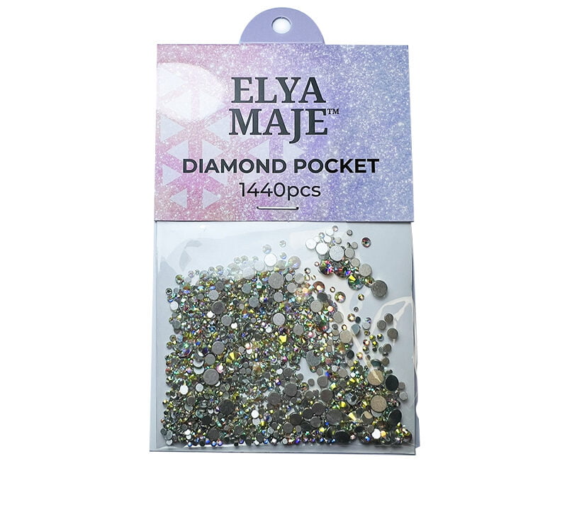 Elyamaje Diamond 5 Strass Ongles Doigt Bijou