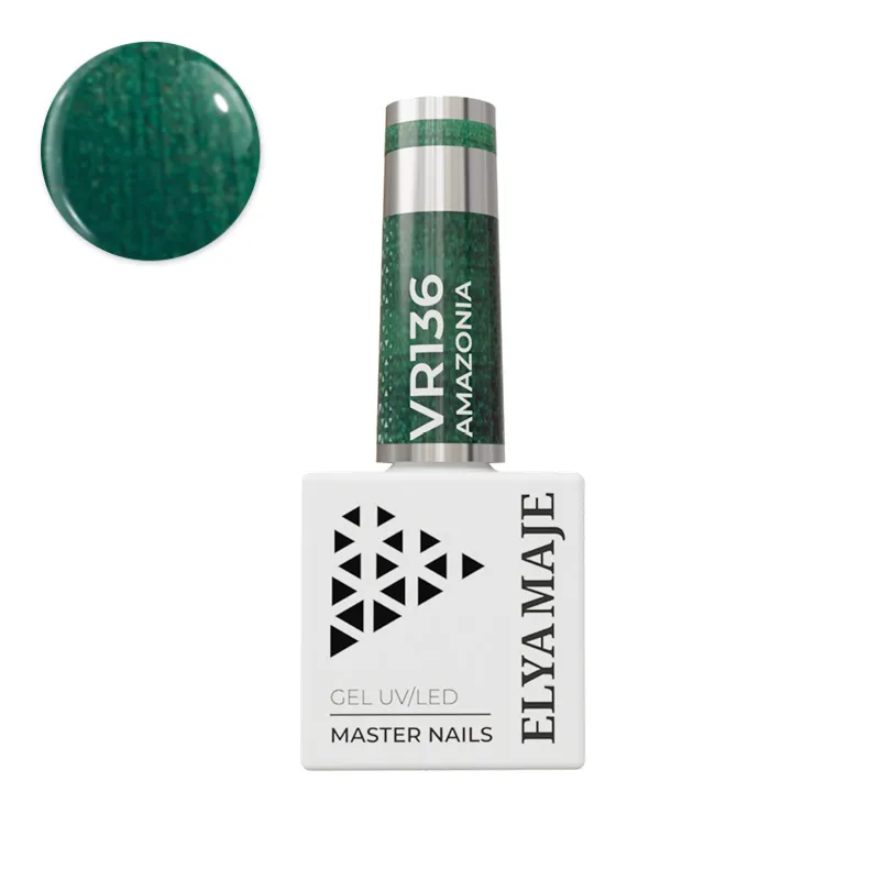 Elyamaje N°136 Amazonia vernis semi-permanent couvrant