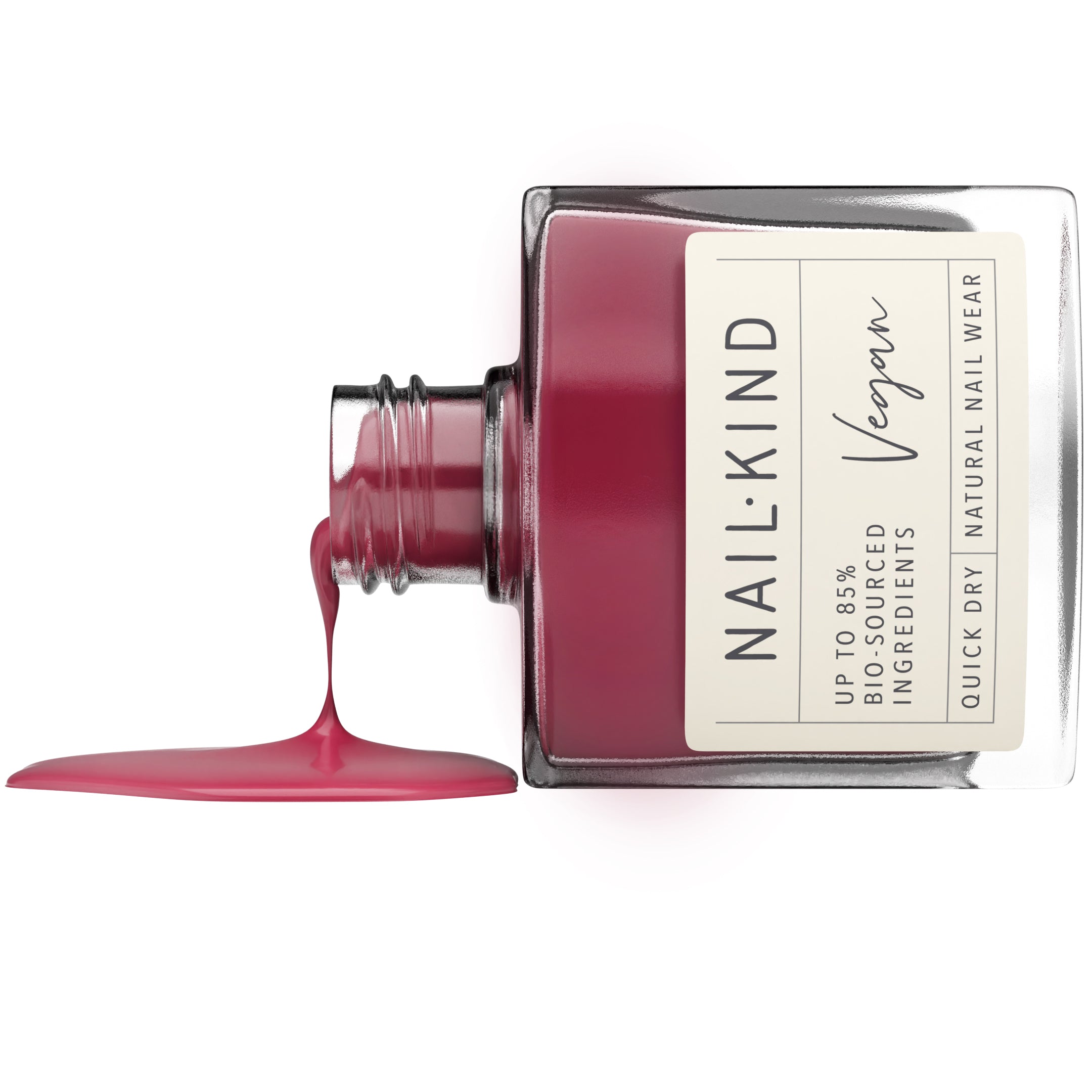 NAIL KIND The Colour Squad Gossip Gal vernis à ongles rose séchage rapide