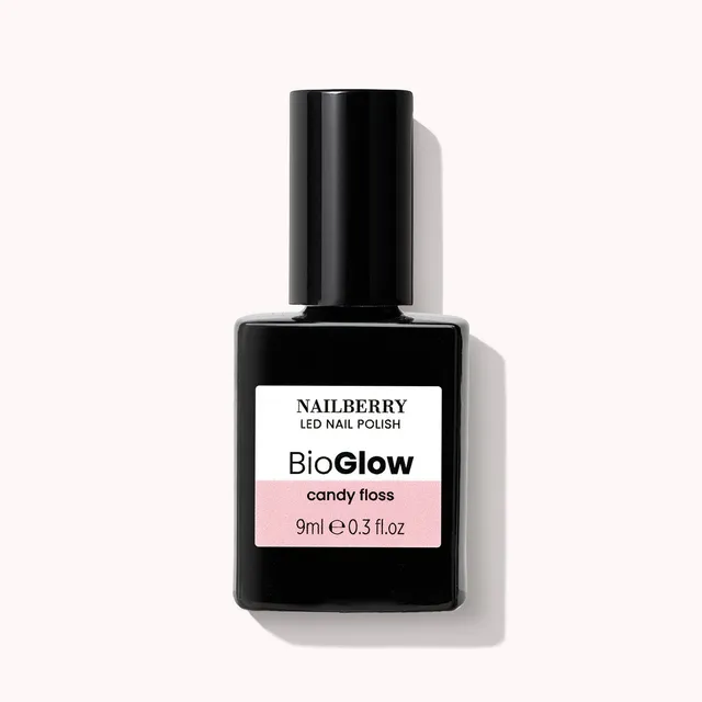 Nailberry BioGlow Candy Floss vernis 9ml rose blush