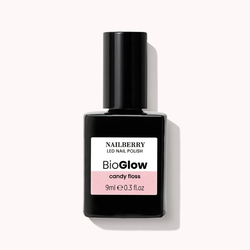 Nailberry BioGlow Candy Floss vernis 9ml rose blush