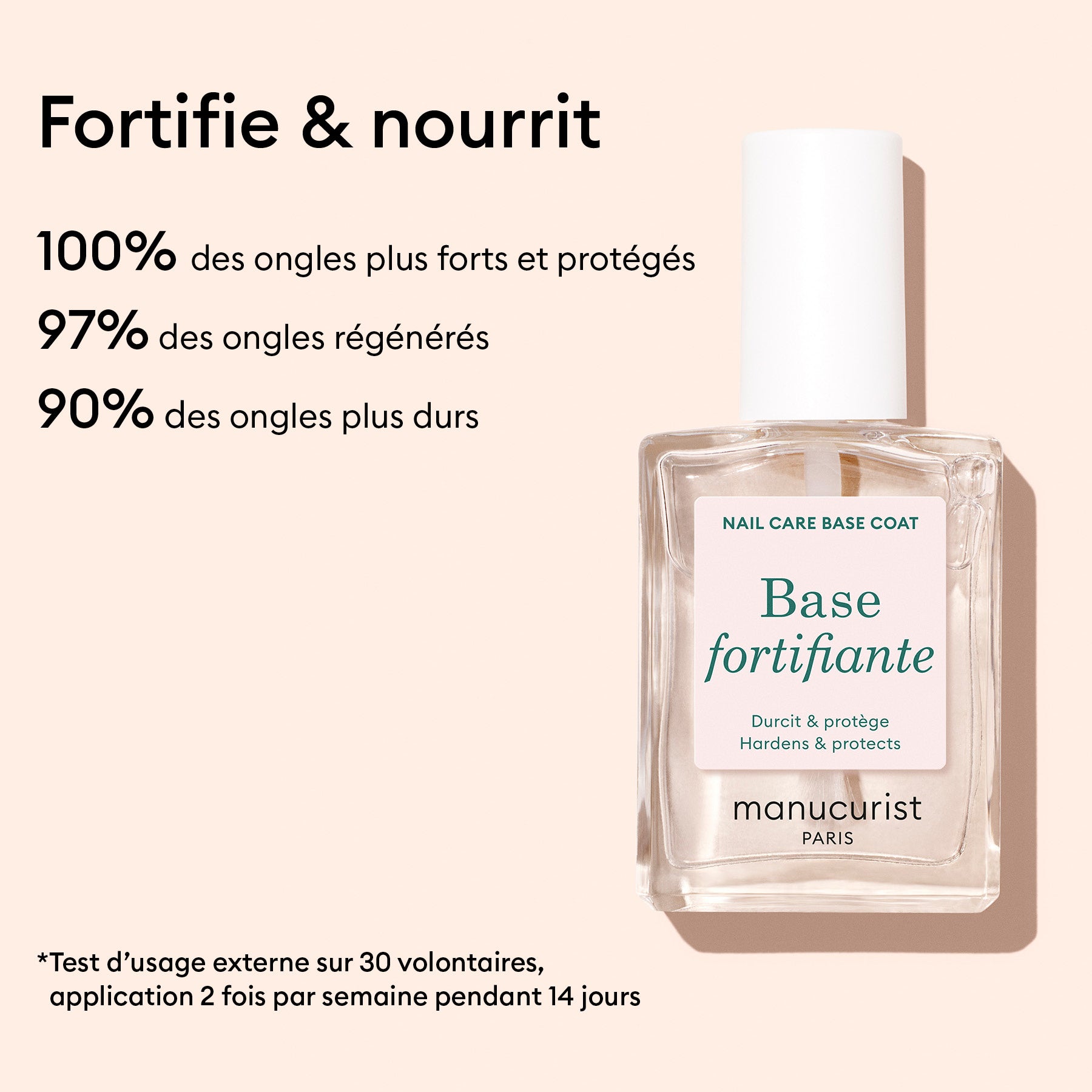 Manucurist Base Fortifiante vernis soin ongles mous