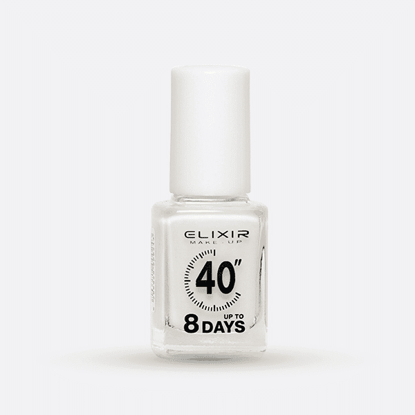 Élixir 40 Fast Dry vernis à ongles 004 milky white séchage 40s