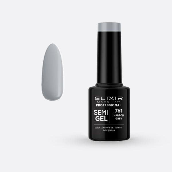 Élixir Semi Gel Vernis Semi-Permanent 5 ml N°761 Harbor Grey
