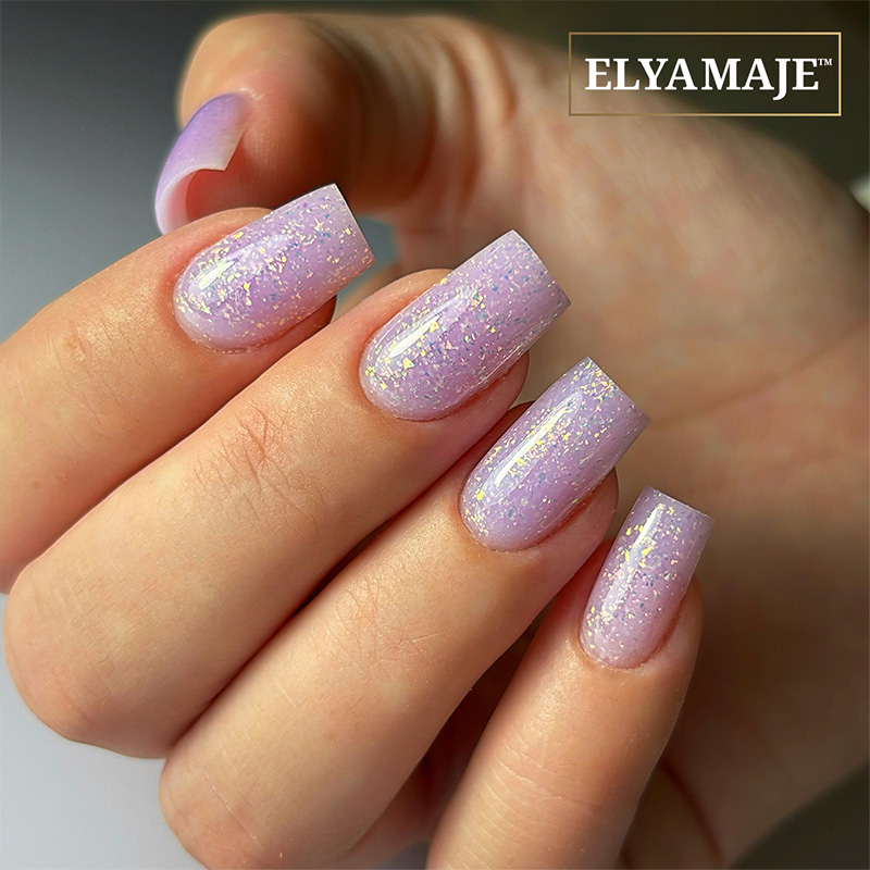 Elyamaje Flake Creamy Gel n°01 lilas gel UV LED
