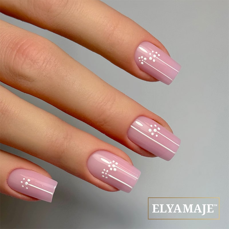 ElyaMaje Spider Gel 02 gel nail art blanc pur