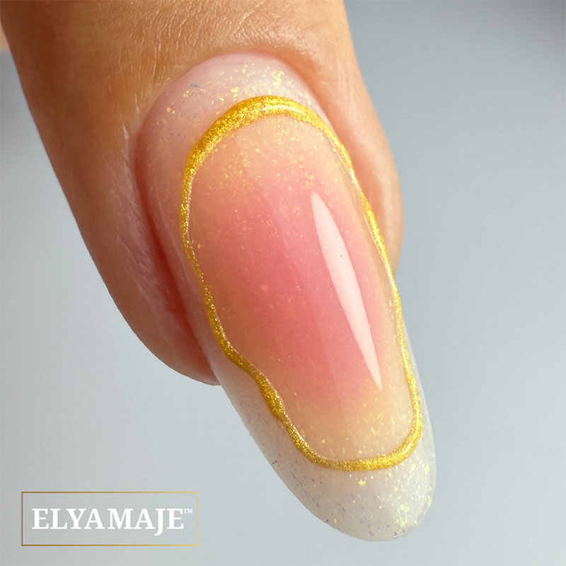 ElyaMaje 3D Gold n°5 gel nail art sans résidu