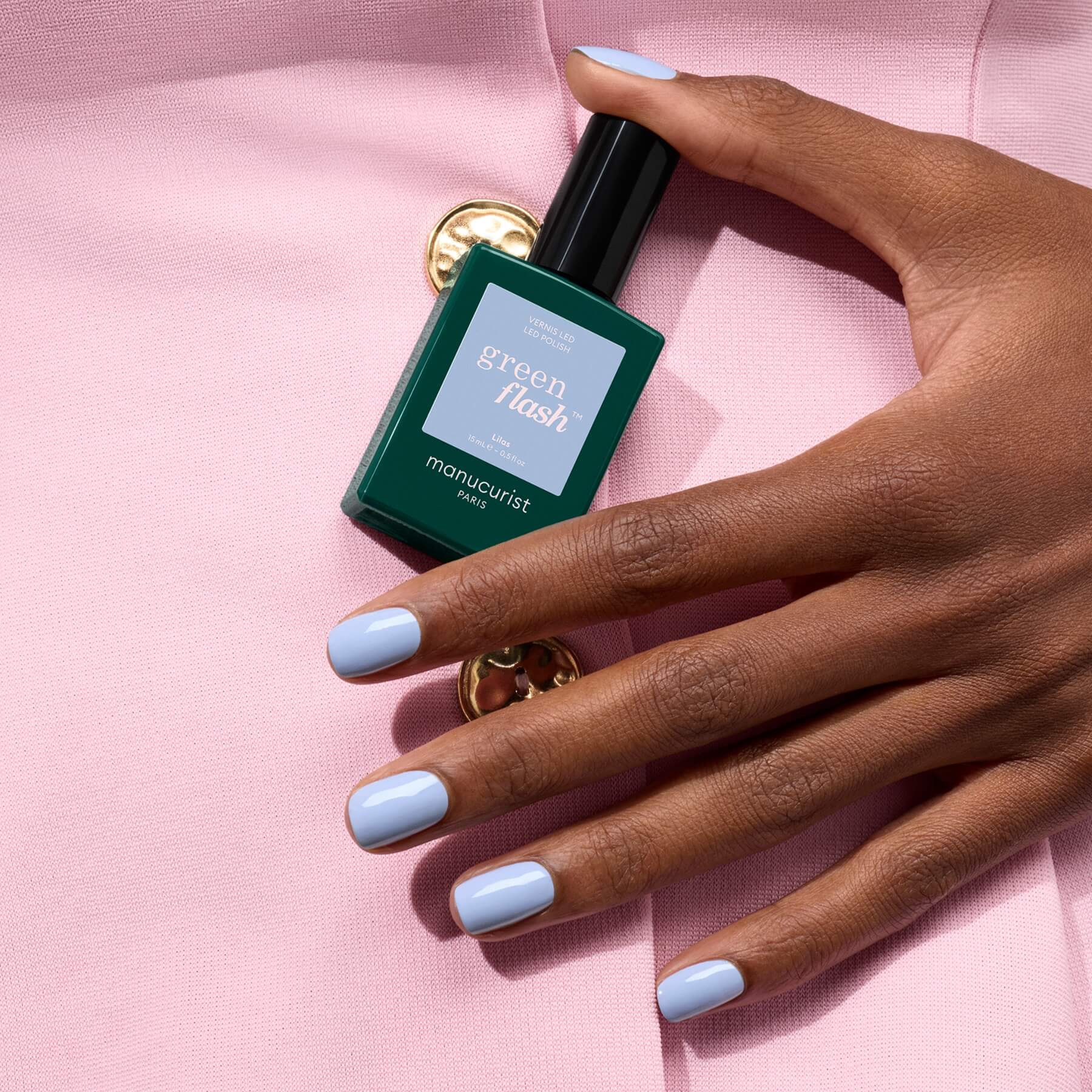 Manucurist Green Flash Lilas vernis semi-permanent pastel