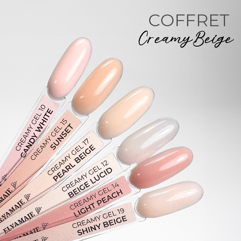 Elyamaje Creamy Gels Coffret 6 Gels UV 20ml Gainage