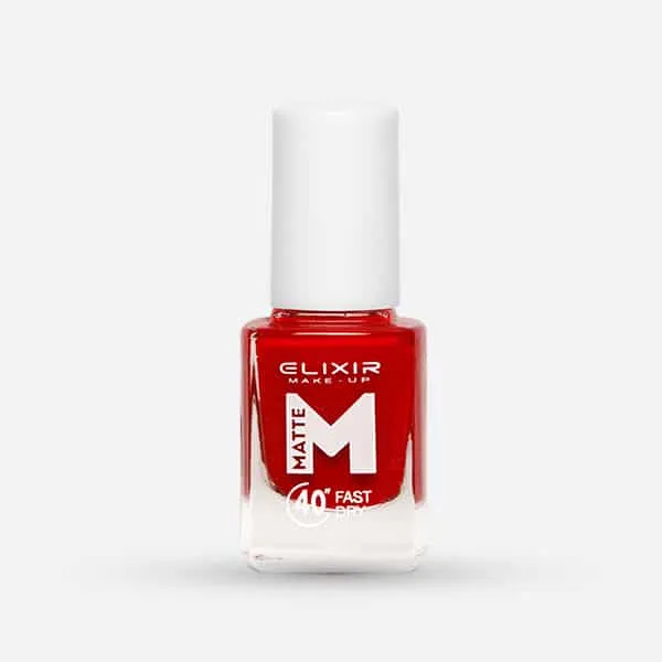 Élixir Matte M46 vernis mat Scarlet séchage 40 secondes