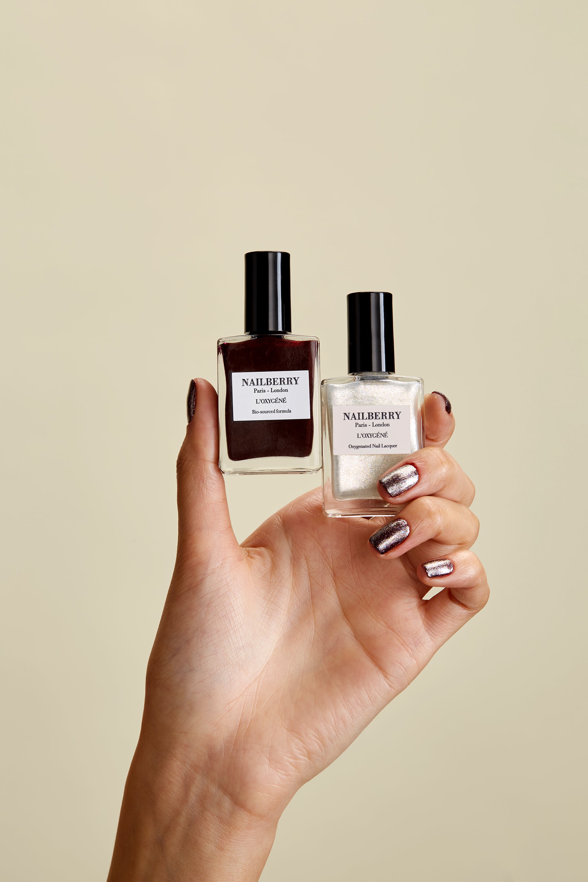 NAILBERRY L'oxygéné Noirberry vernis 15ml rouge noir