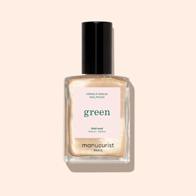Manucurist Green Gold Sand vernis jaune irisé