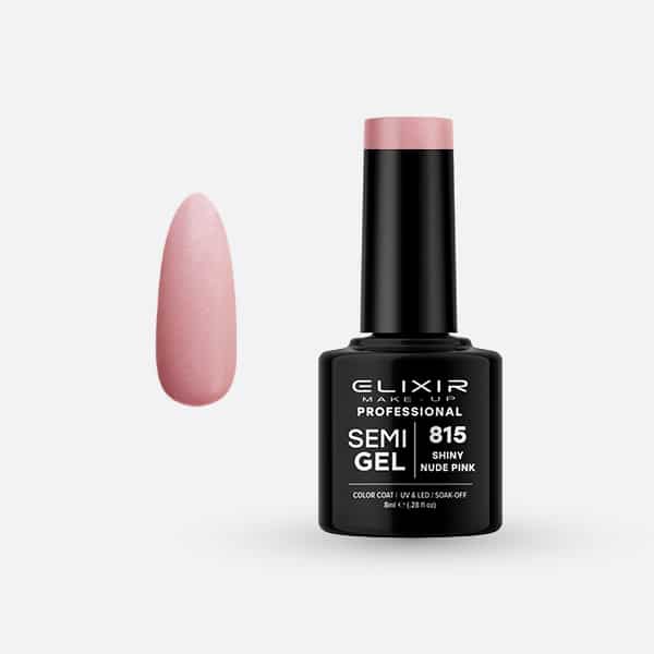 Élixir Semi Gel #815 Shiny Nude Pink vernis semi-permanent 8ml