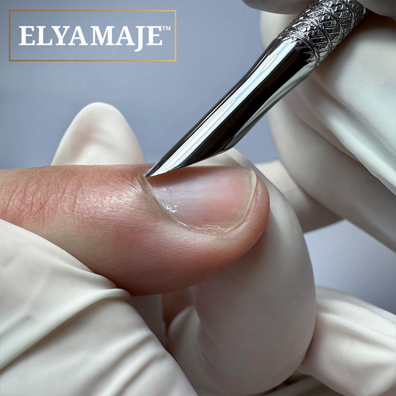 Elyamaje Lotus Expert Pro pousse-cuticules 2-en-1 inox