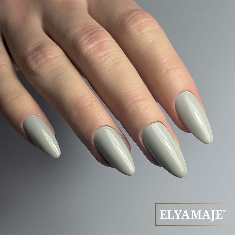 ElyaMaje N°120 Milky Gray vernis semi-permanent gris