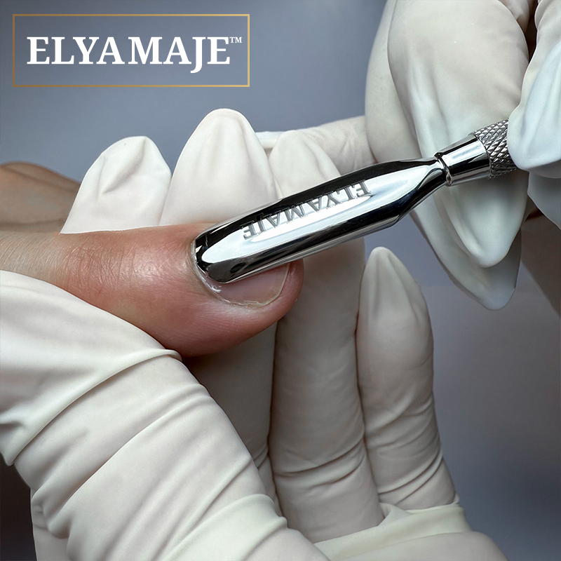 Elyamaje Lotus Expert Pro pousse-cuticules 2-en-1 inox