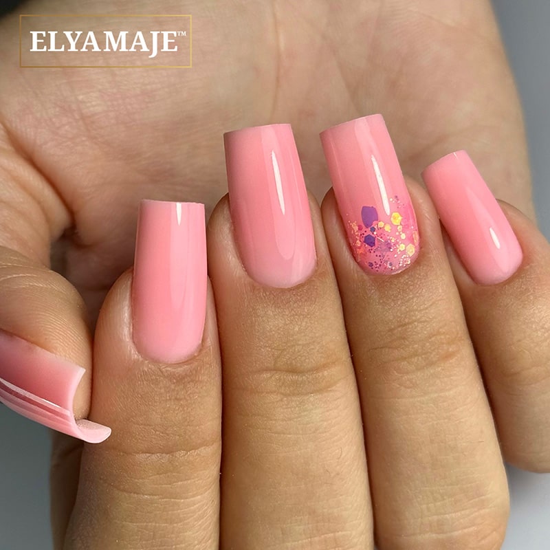 Elyamaje Color Creamy Gel Flamingo n°09 gel UV LED rose