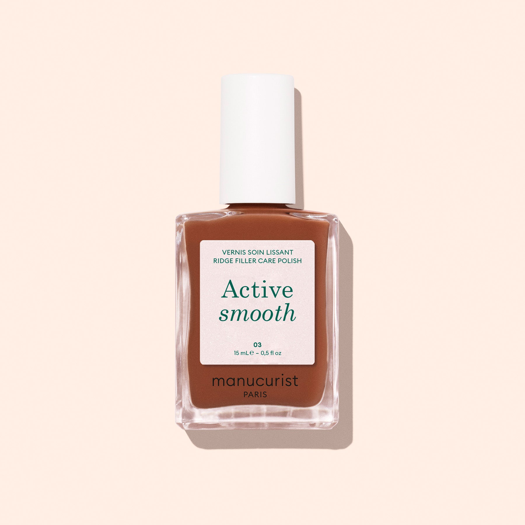Manucurist Active Smooth 03 vernis soin bronze satiné