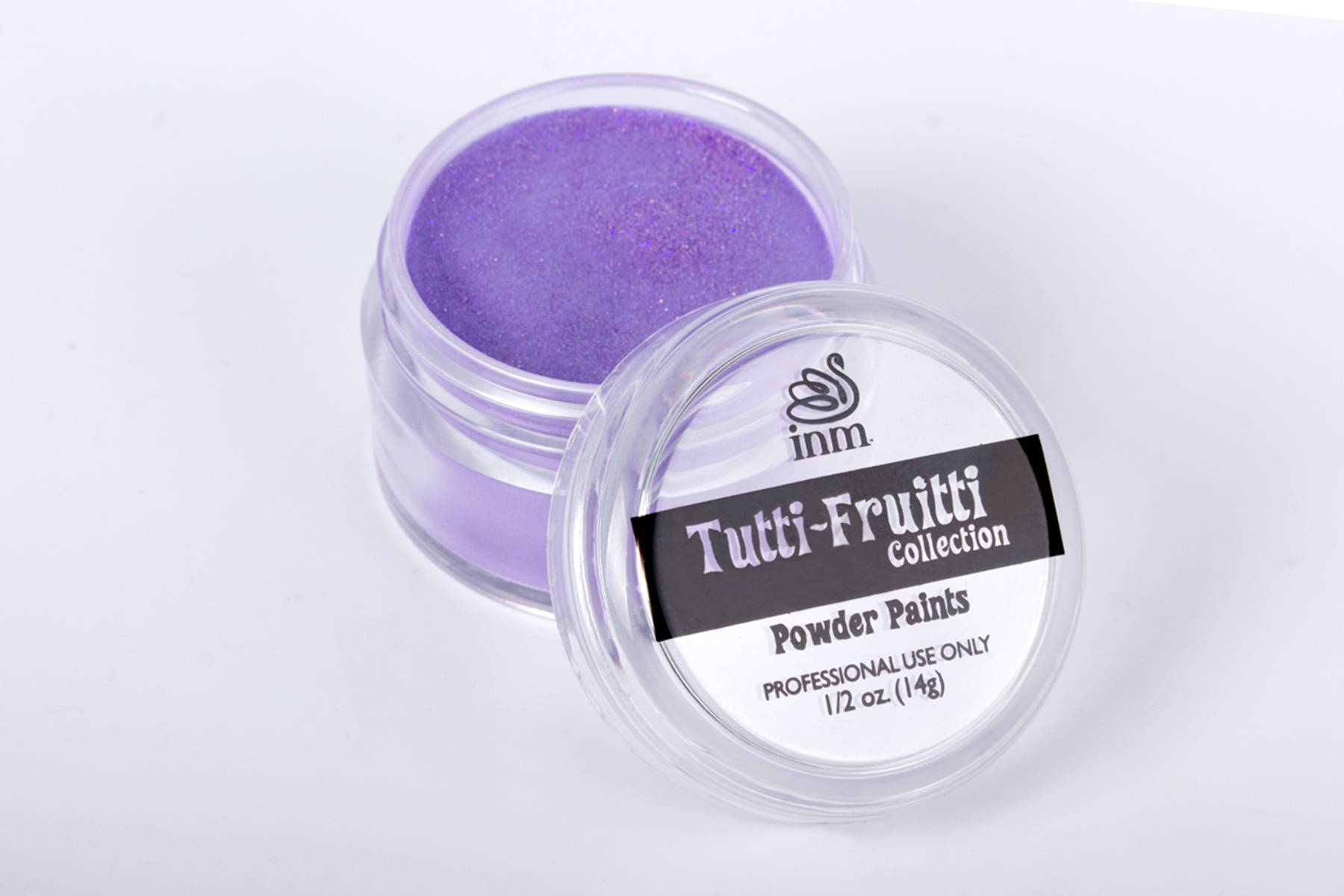 INM Grape Balls Of Fire poudre acrylique violet pailleté