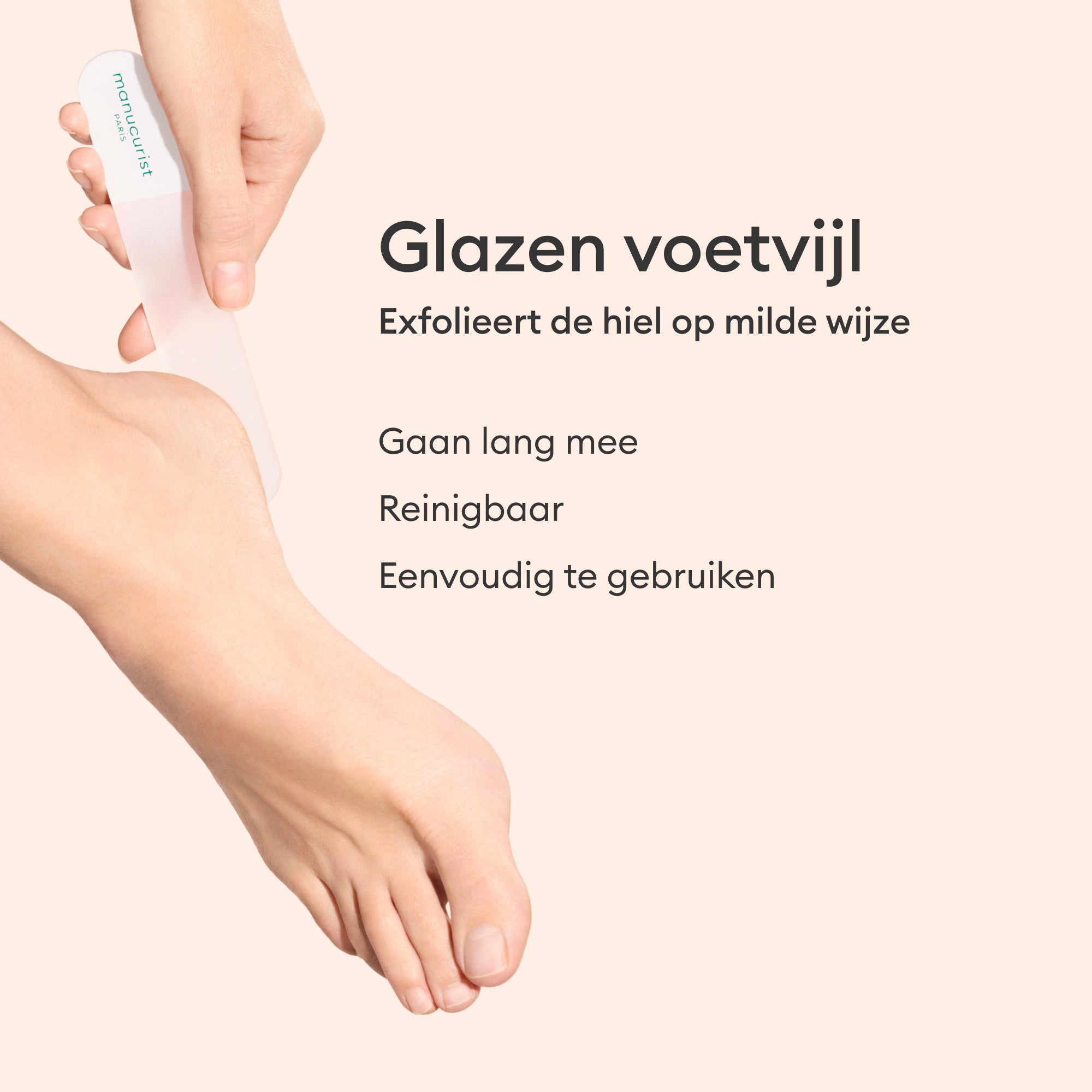 Manucurist Lime Pieds en Verre lime pédicure réutilisable
