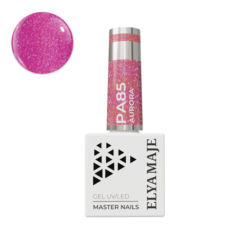 Elyamaje N°85 Aurora vernis semi-permanent pigmenté brillant