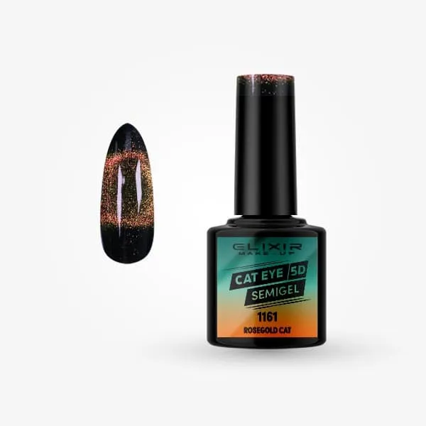 Élixir Cat Eye 5D #1161 Rosegoald Cat vernis semi-permanent 8 ml