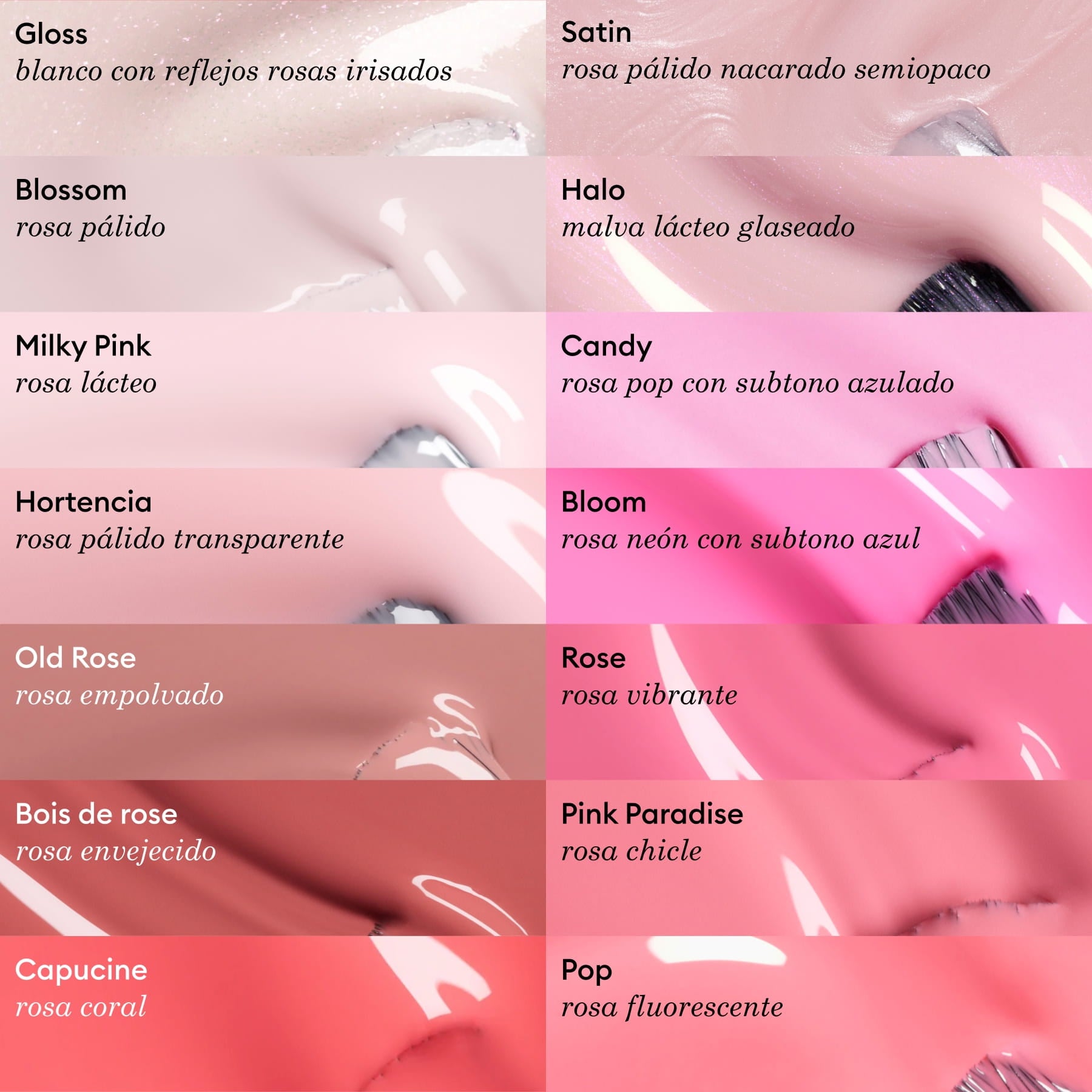 Manucurist Green vernis Hortencia rose pâle transparent