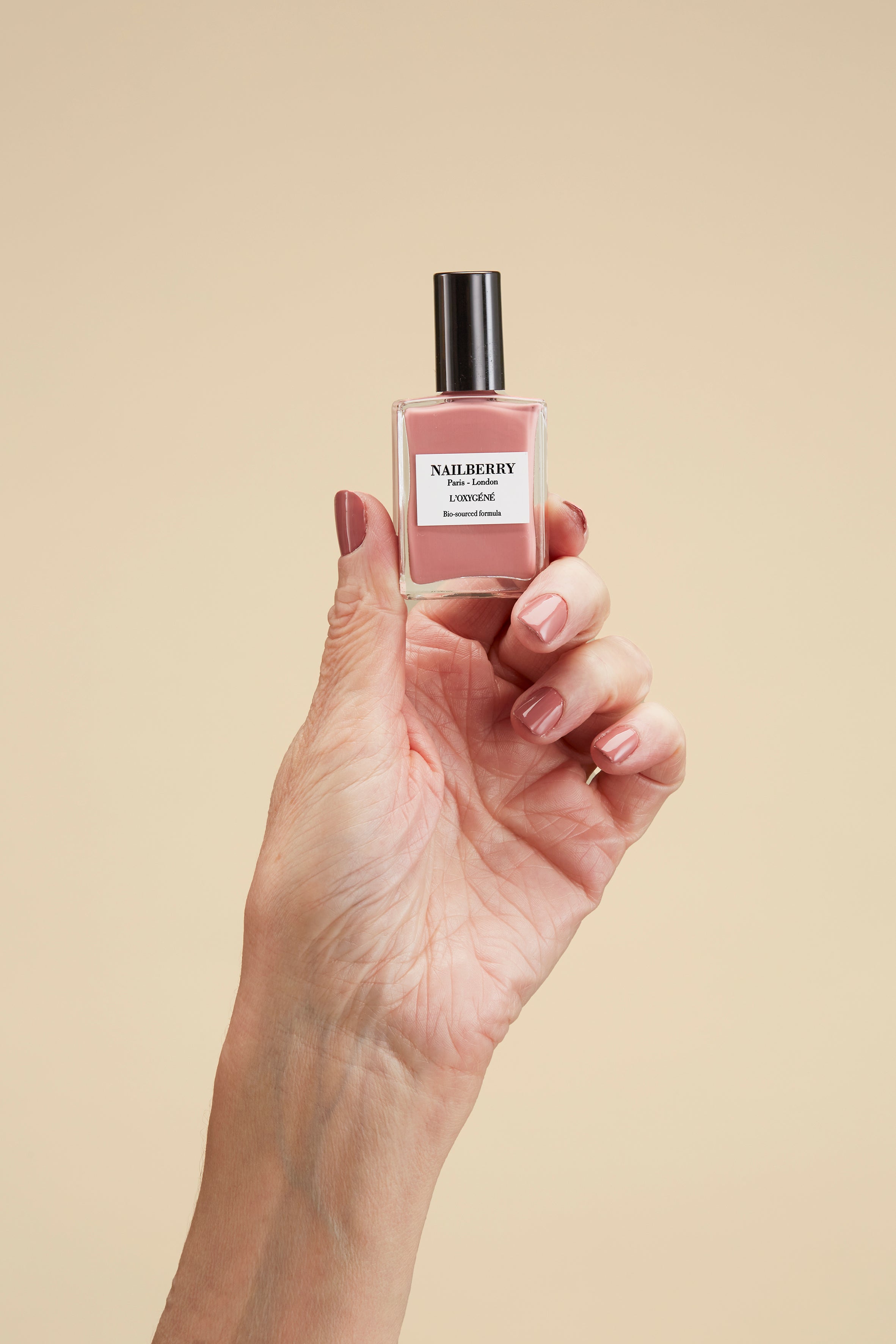 Nailberry L'oxygéné Love Me Tender vernis 14 ml rose beige
