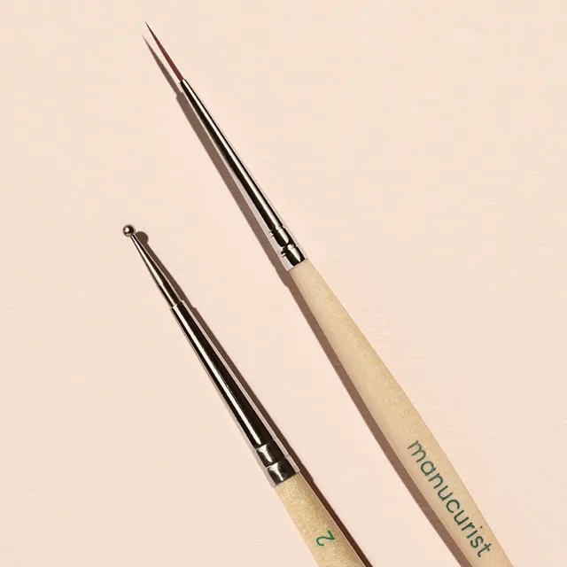Manucurist Duo Dotting Tool et pinceau liner nail art