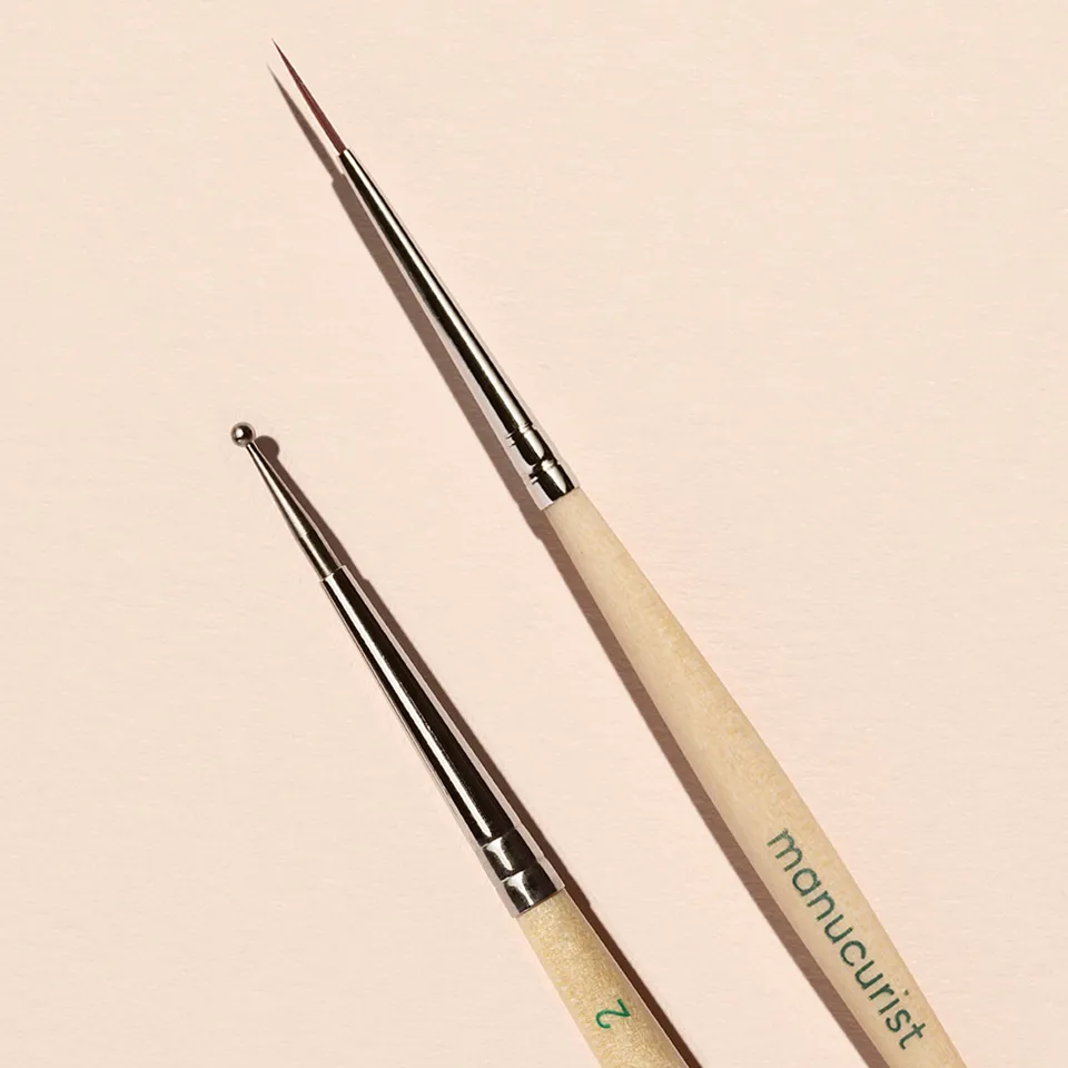 Manucurist Duo Dotting Tool et pinceau liner nail art