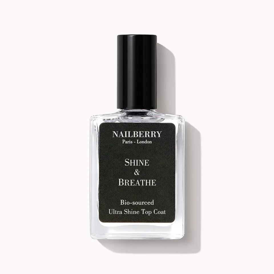 NAILBERRY Shine & Breathe Top Coat top coat 15ml brillant