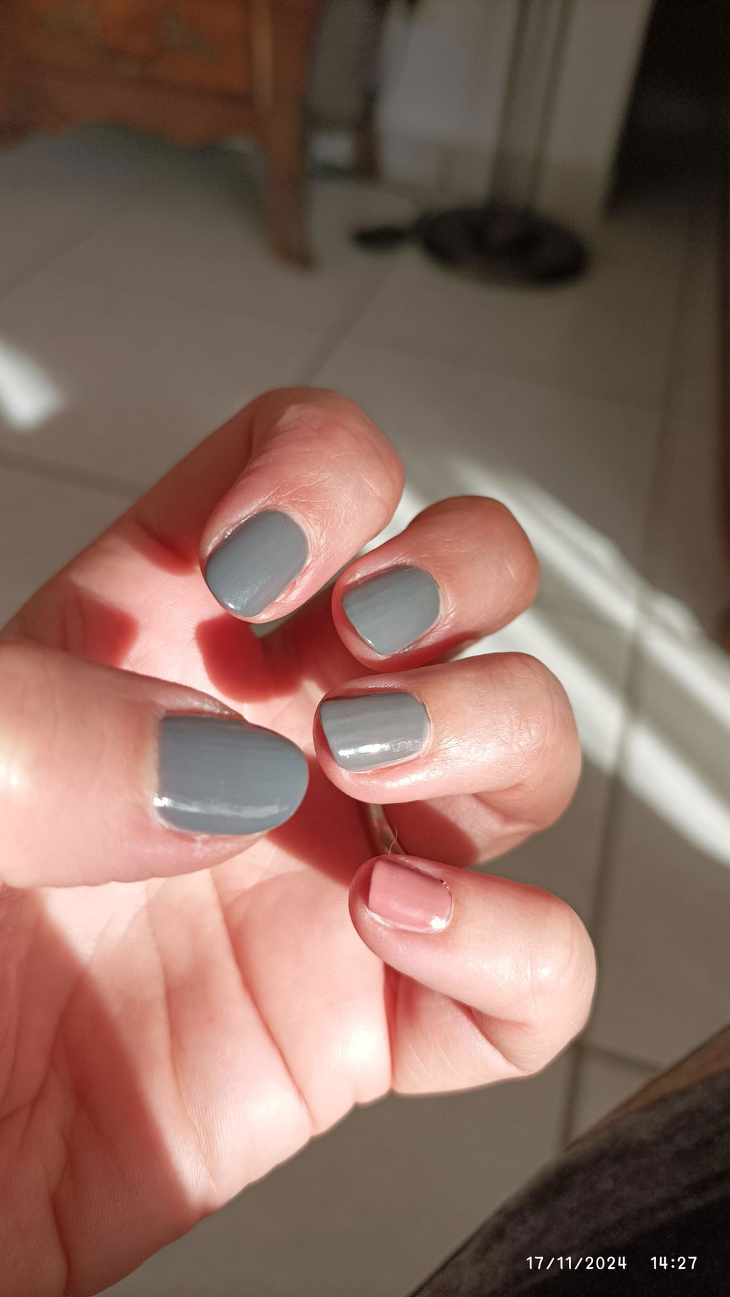 Ôdass Paris semi-permanent vernis diamant gris 10 ml biosourcé