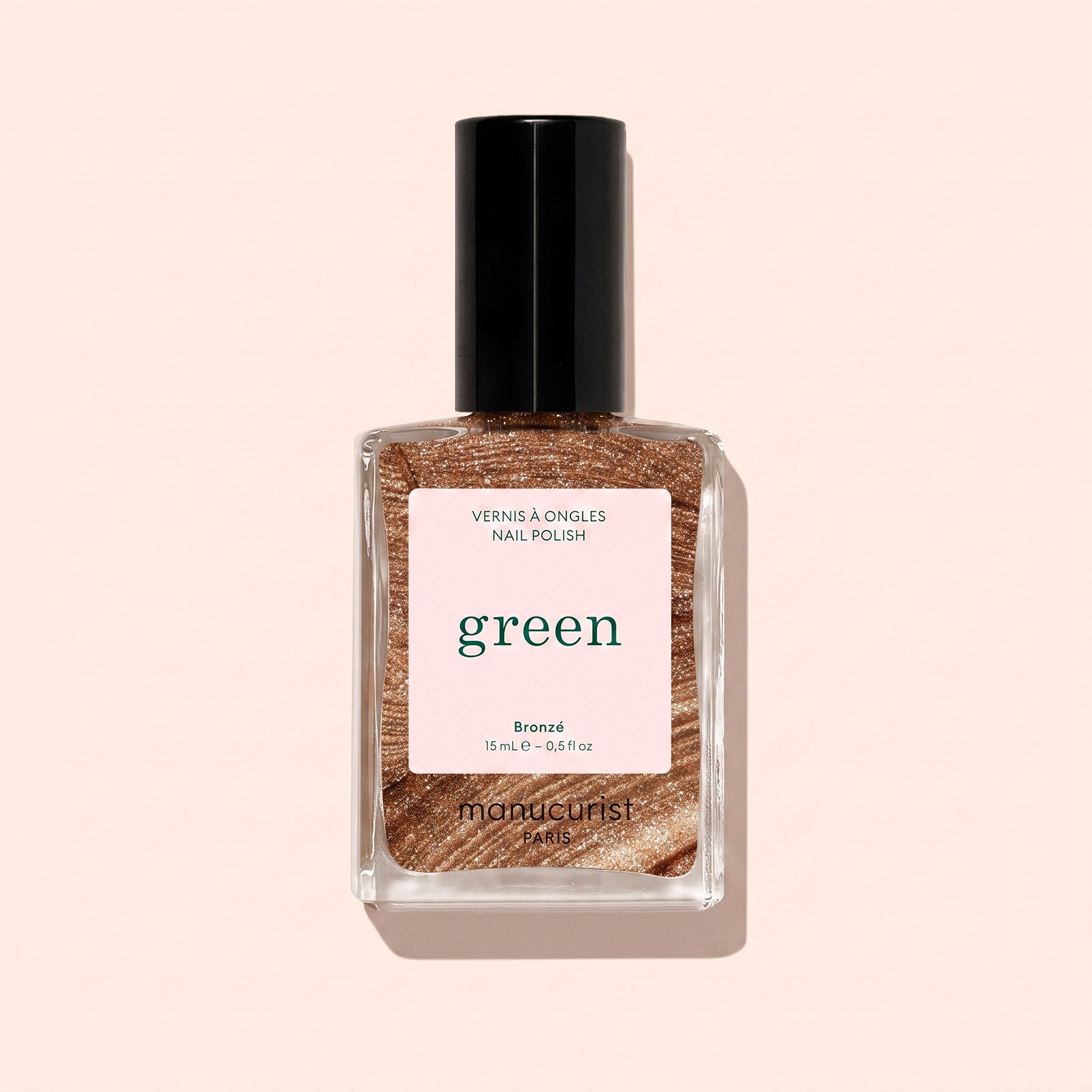 Manucurist Green Bronzé vernis marron pailleté