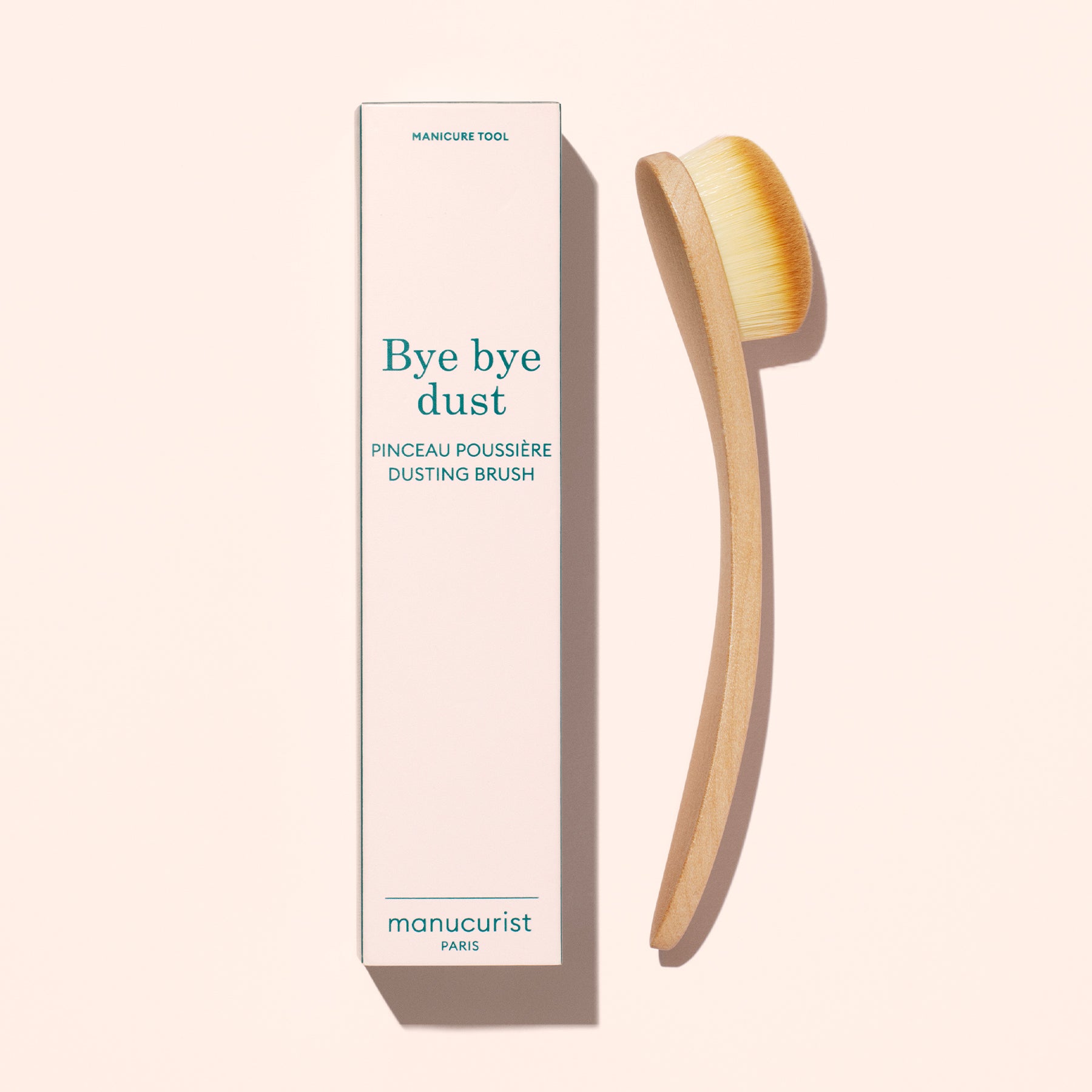 Manucurist Pinceau Poussière brosse ongles bois FSC