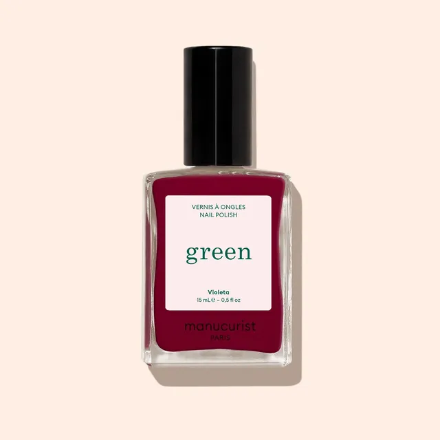 Manucurist Green Violeta vernis violet bordeaux